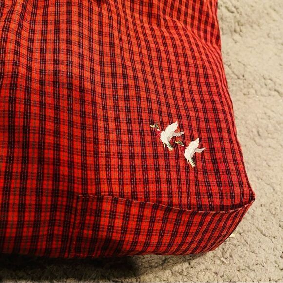 Creekwood Red Plaid Button Down LongSleeve Shirt Size 2 X - Picture 4 of 6